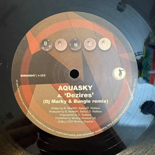 Dezires / Hear No Evil (DJ Marky & Bungle Remixes) - Aquasky / Zinc