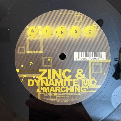 Marching / Tigerz Talkin - DJ Zinc (Promo)