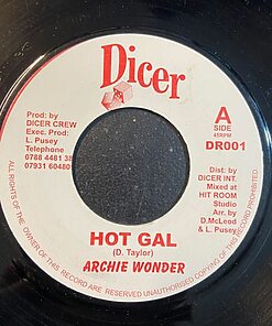 Hot Gal - Archie Wonder (7" Vinyl)