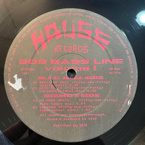 Volume I - 909 Bass Line