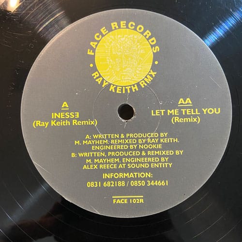 Inesse / Let Me Tell You (Remixes) - DJ Mayhem