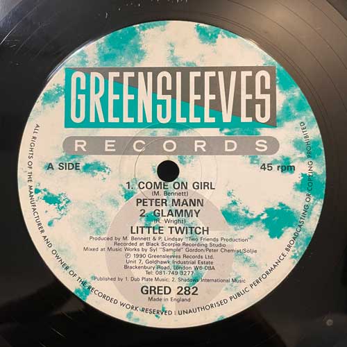 Come On Girl / Glammy - Peter Mann / Little Twitch