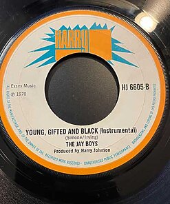 Young, Gifted And Black - Bob And Marcia / The Jay Boys(7")