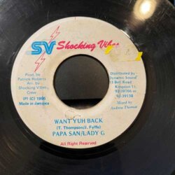 Want Yuh Back - Papa San / Lady G (7")