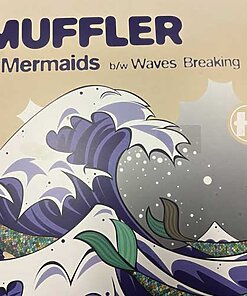 Mermaids b/w Waves Breaking - Muffler