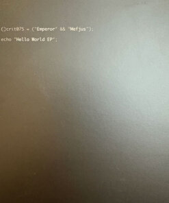 Hello World EP - Emperor & Mefjus (2 x 12")