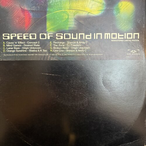 Speed Of Sound In Motion - Various (Vinyl 1,2&4 Only)