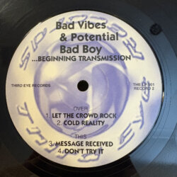 Beginning Transmission - Bad Vibes & Potential Bad Boy (Vinyl 2 Only)