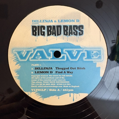 Big Bad Bass - Dillinja & Lemon D (Vinyls 1 to 4 Only) (See Full Description)