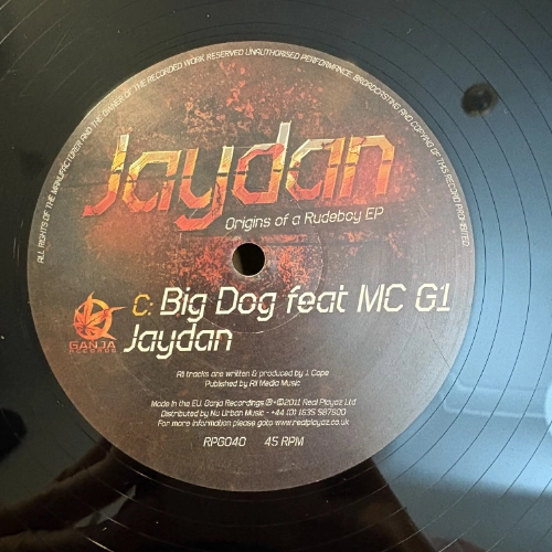 Origins Of A Rudeboy EP - Jaydan (Vinyl 2 Only)